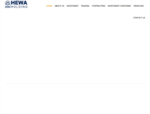 Tablet Screenshot of hewa.com